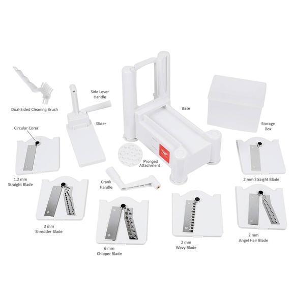 New unused Paderno World Cuisine 6-Blade Vegetable Slicer/Spiralizer - Picture 2 of 8